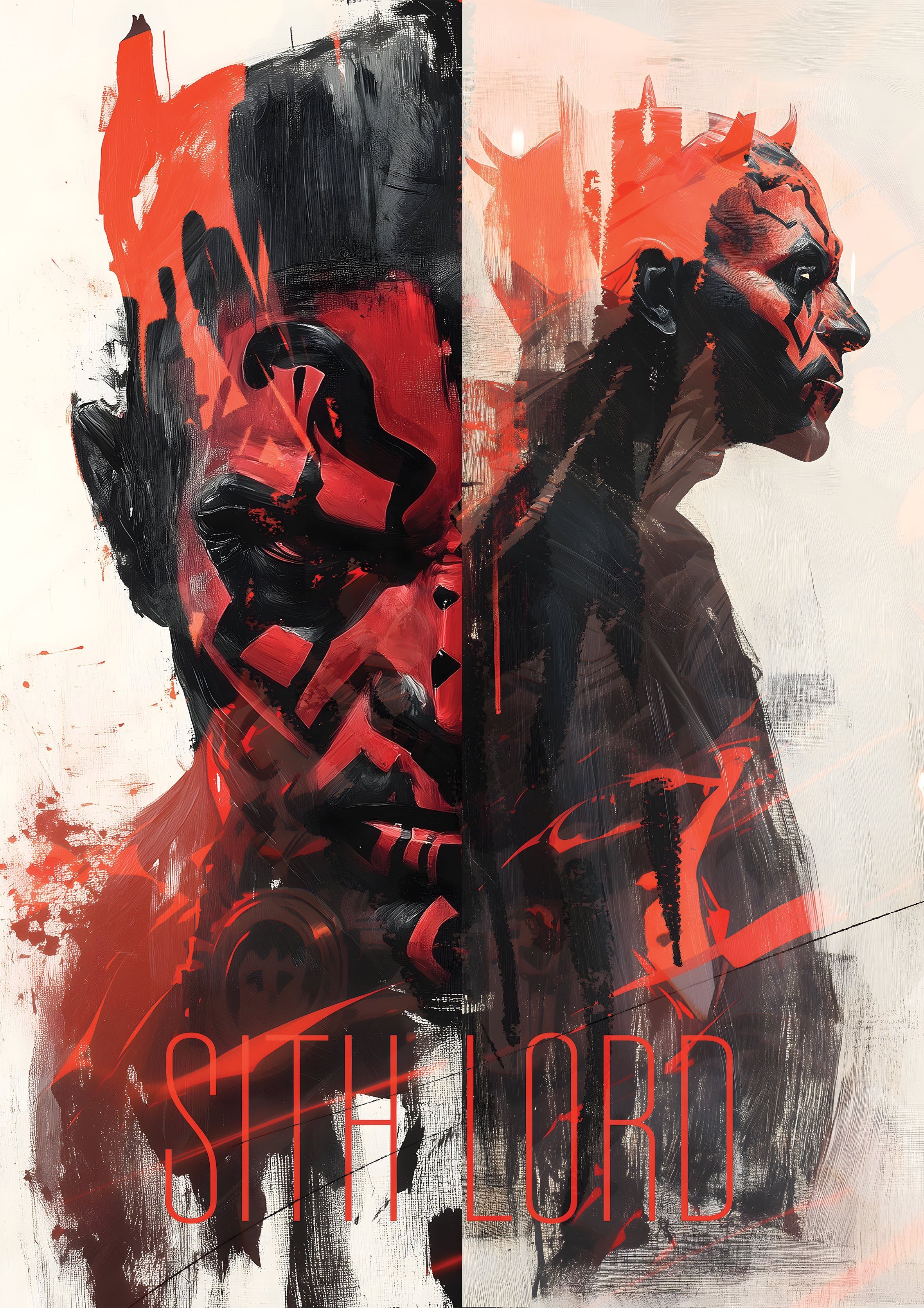 Sith Lord metal poster artwork
